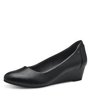 Jana Damen Pumps Keilpumps schwarz