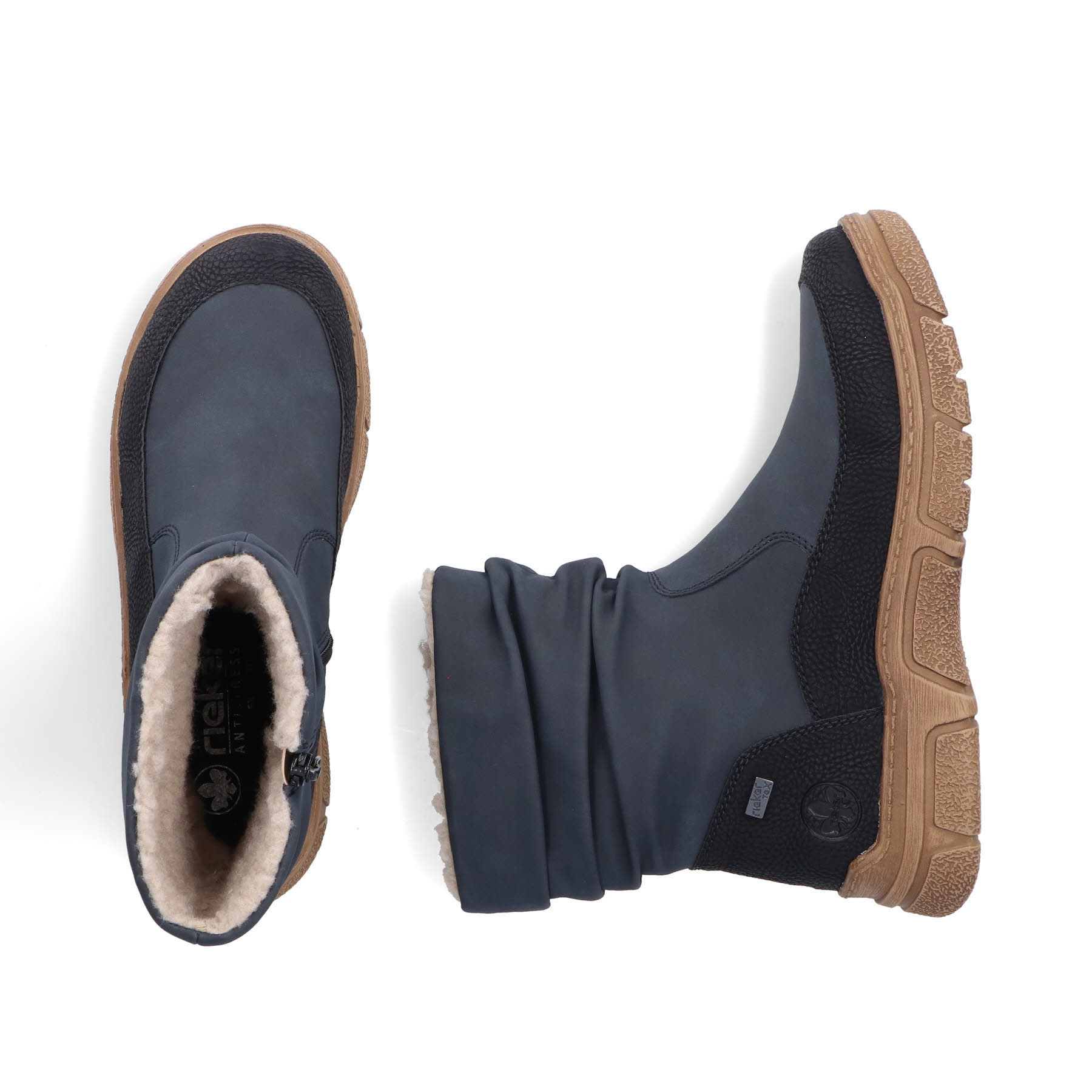Rieker Damen Kurzstiefel blau