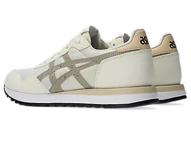Asics TIGER RUNNER II Damen Sneaker Low sportlich Freizeitschuhe cream/feather grey