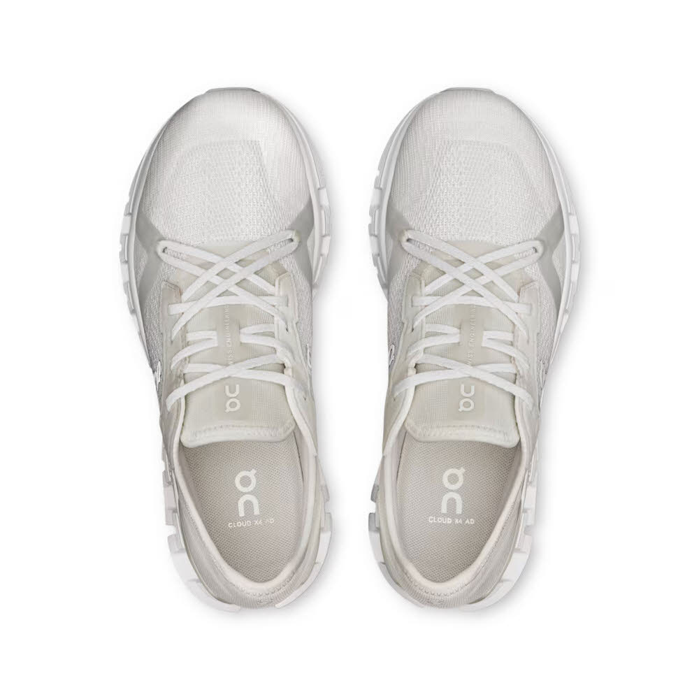 ON CLOUD X 4 AD Damen Trainingsschuhe Fitnessschuhe Sneaker white/wolf