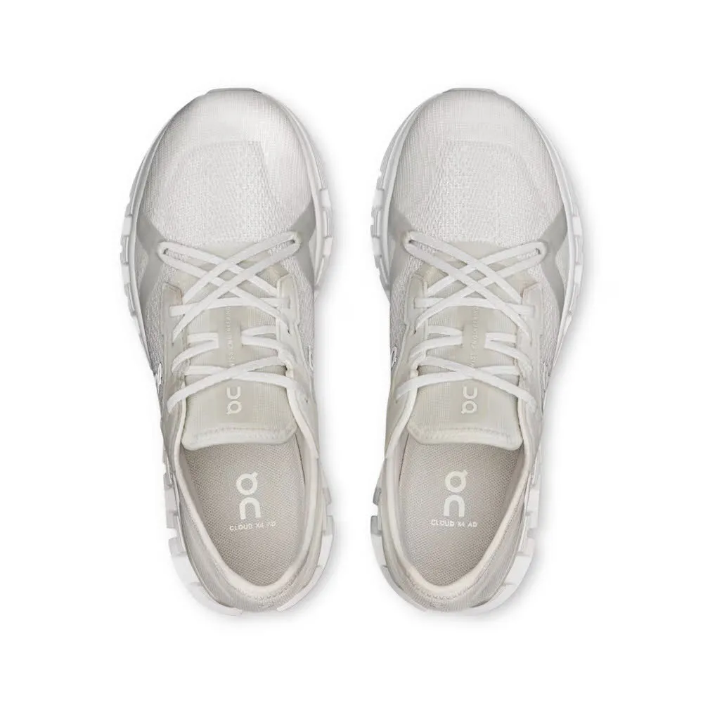 ON CLOUD X 4 AD Damen Trainingsschuhe Fitnessschuhe Sneaker white/wolf