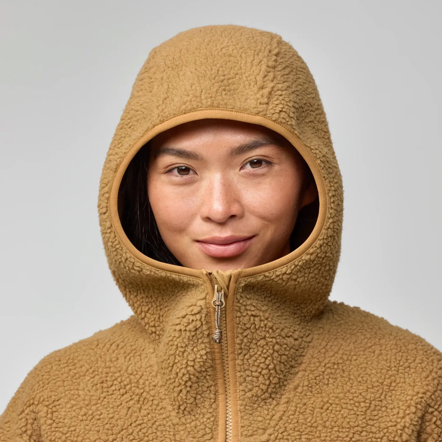 Fjällräven Vardag Pile Fleece Long W Damen Fleecejacke buckwheat brown