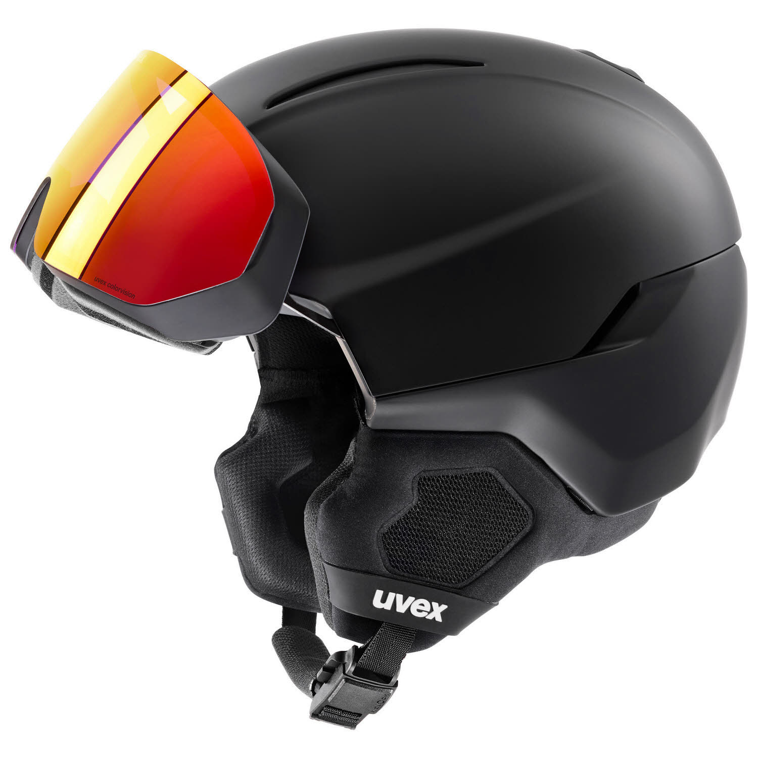 Uvex horizon CV MAG Unisex Skihelm Snowboardhelm Visierhelm black matt