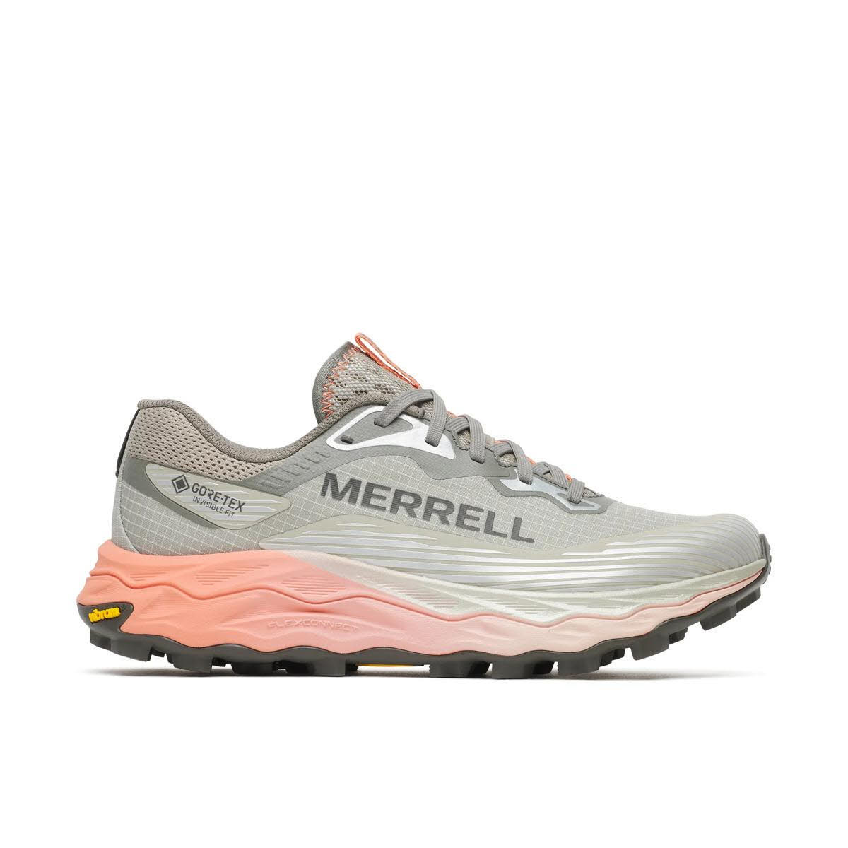 Merrell AGILITY PEAK 6 GTX Damen Laufschuhe Trailrunningschuhe grau/rosa