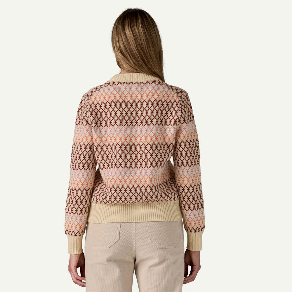 Patagonia Recycled Wool-Blen Crewneck Damen Sweater beige