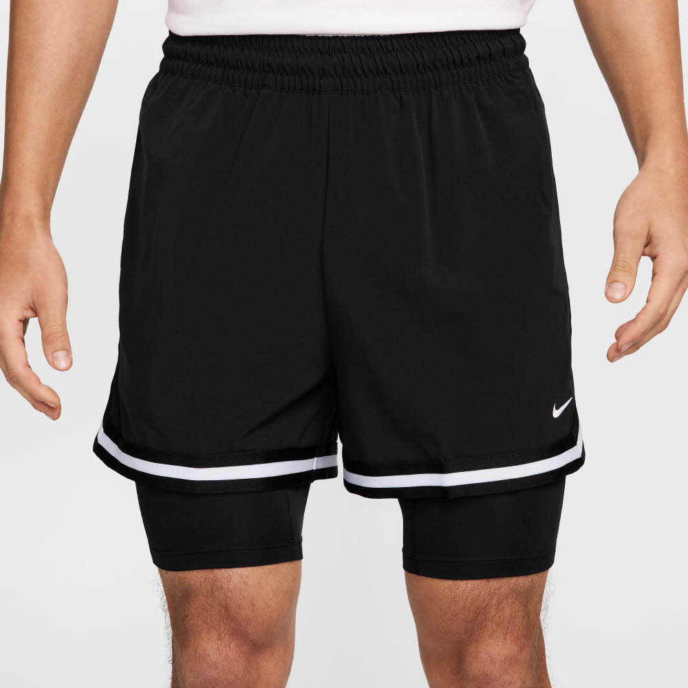 Nike Dri-FIT DNA 2in1 4IN Herren Short Basketballshort schwarz