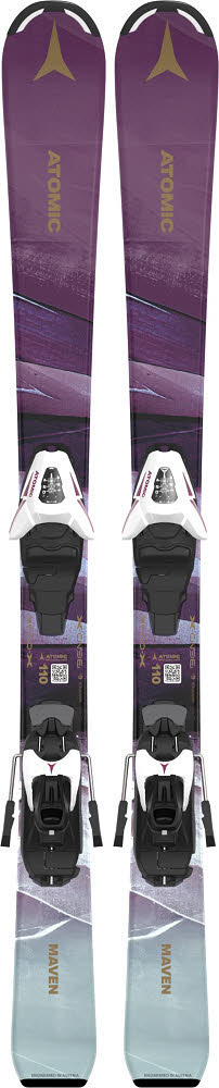 Atomic MAVEN GIRL (100-120) + C5 GW Mädchen Ski Alpin 24/25 lila