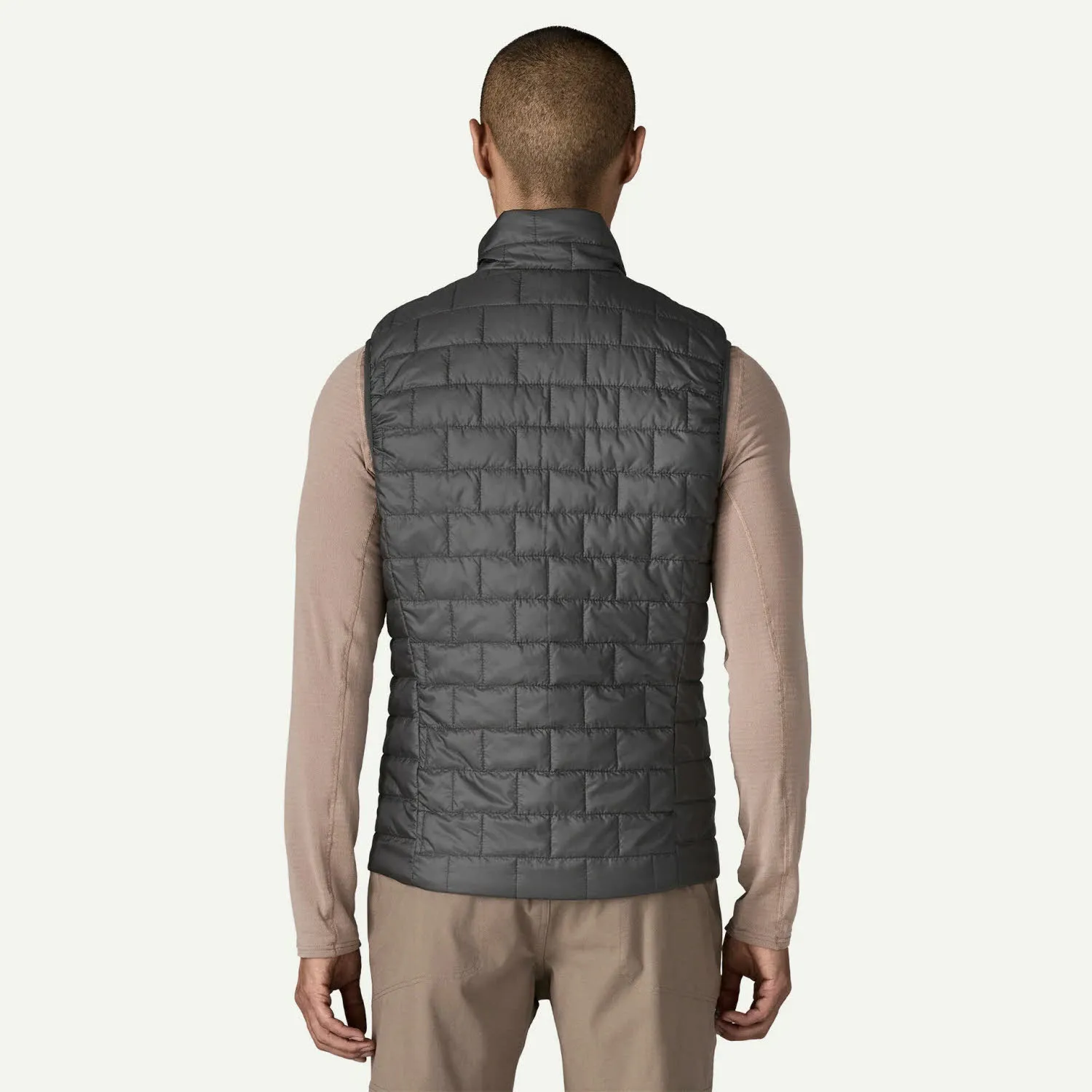 Patagonia Nano Puff Vest Herren Daunenweste ärmellos forge grey