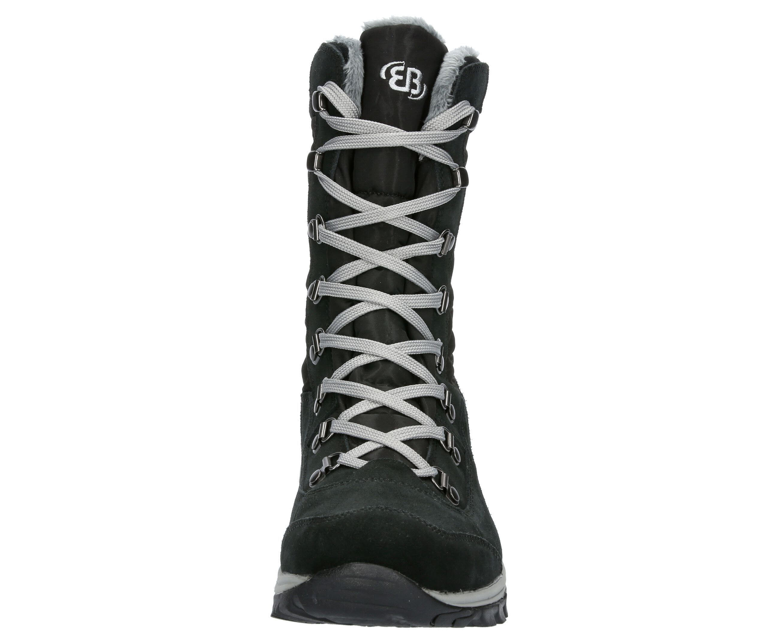 Brütting Fenella Winterboot Winterstiefel Stiefelette Gefüttert Damen schwarz