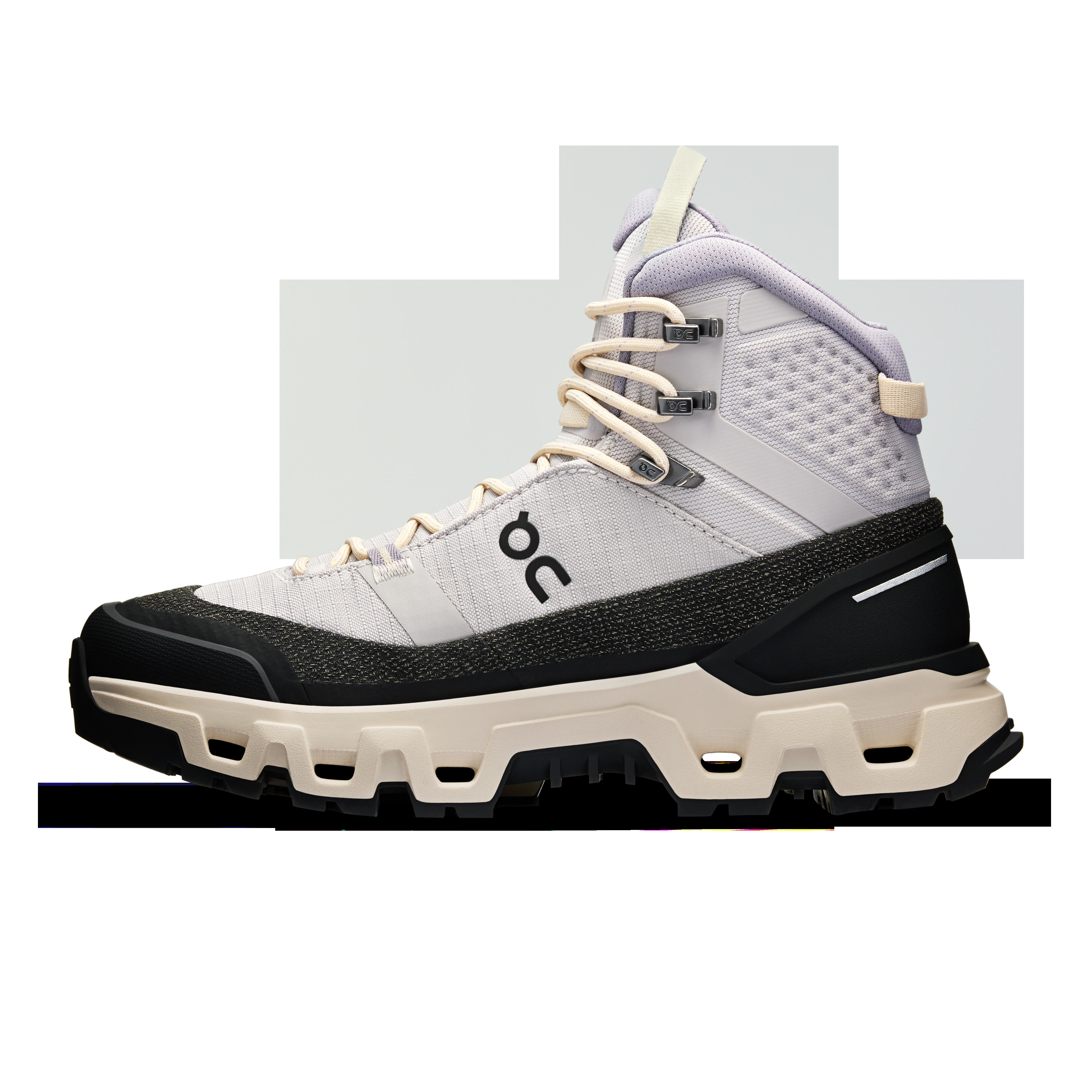 ON Cloudrock Trek WP Trekkingschuhe Wanderschuhe Damen silber weiß