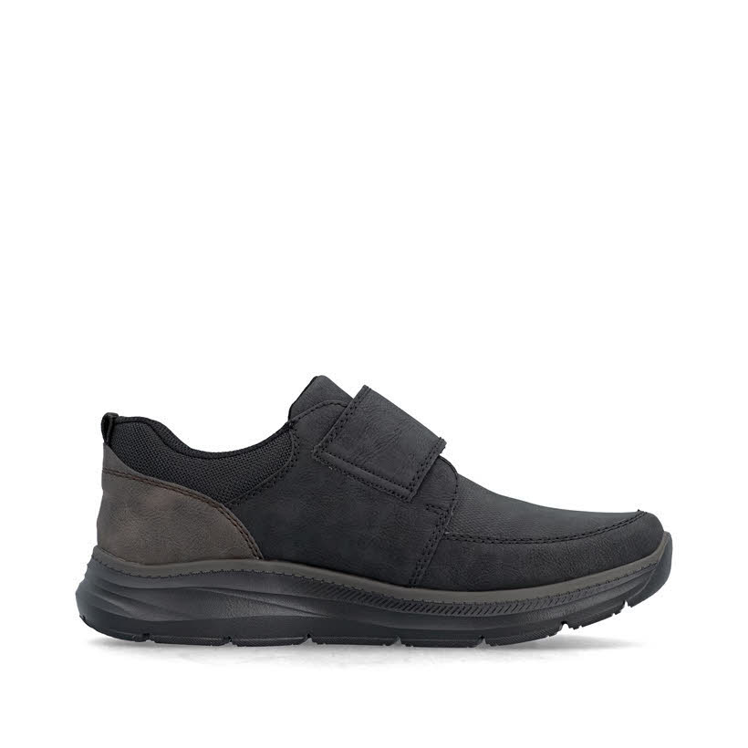 Rieker Slipper Kletter Freizeitschuh Herren schwarz