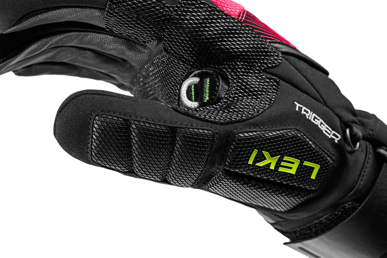 Leki WCR Core TR Unisex Skihandschuhe Fingerlinge schwarz/pink