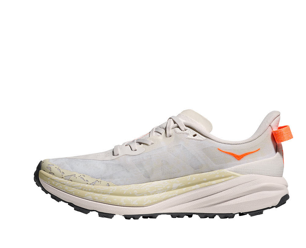 Hoka SPEEDGOAT 6 Herren Laufschuhe Trailrunningschuhe white/neon tangerine