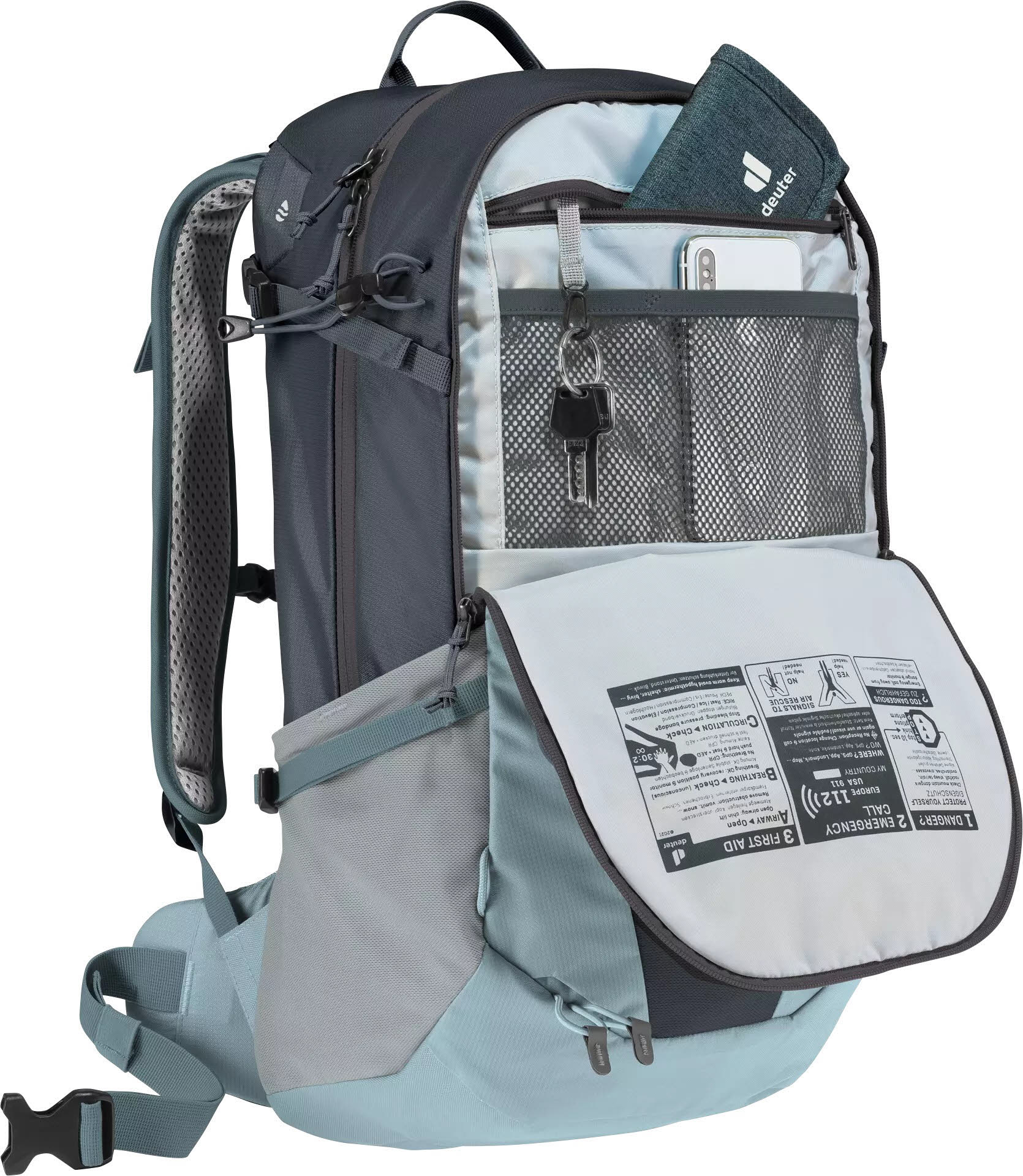 Deuter Futura 23 Wanderrucksack Trekkingrucksack Outdoor Unisex grau NEU