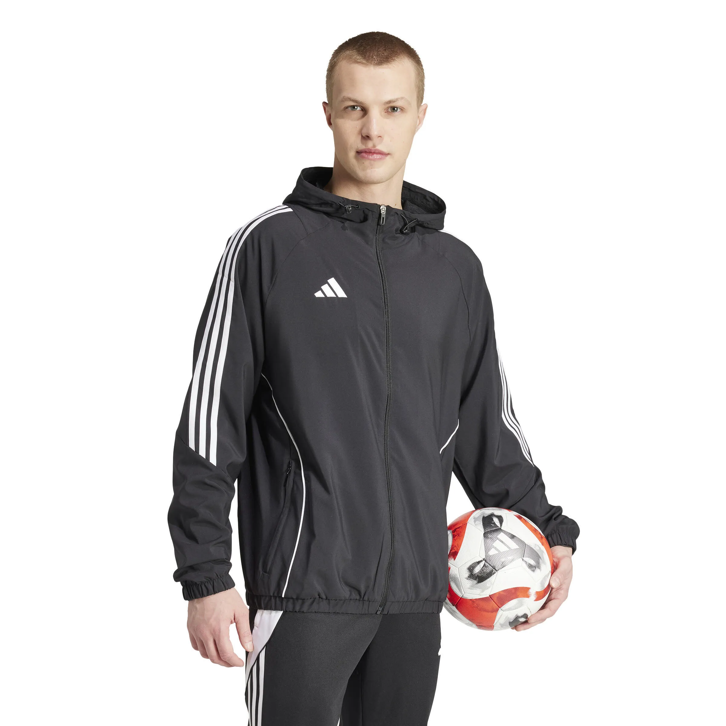 adidas Tiro 24 Windbreaker Trainingsjacke Sportjacke Herren schwarz