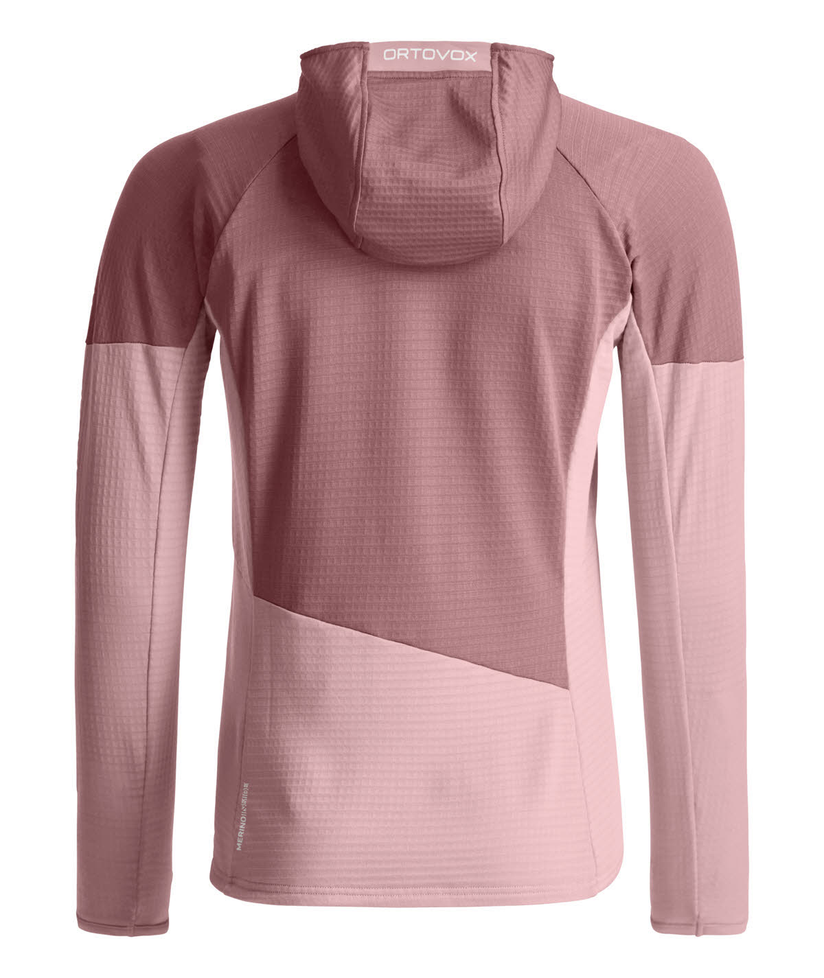 Ortovox Fleece Light Grid Hoody Damen Fleecejacke pink