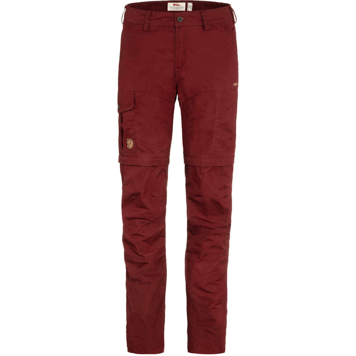 Fjäll Räven Karla Pro Zip-Off Trousers Damen Wanderhose rot