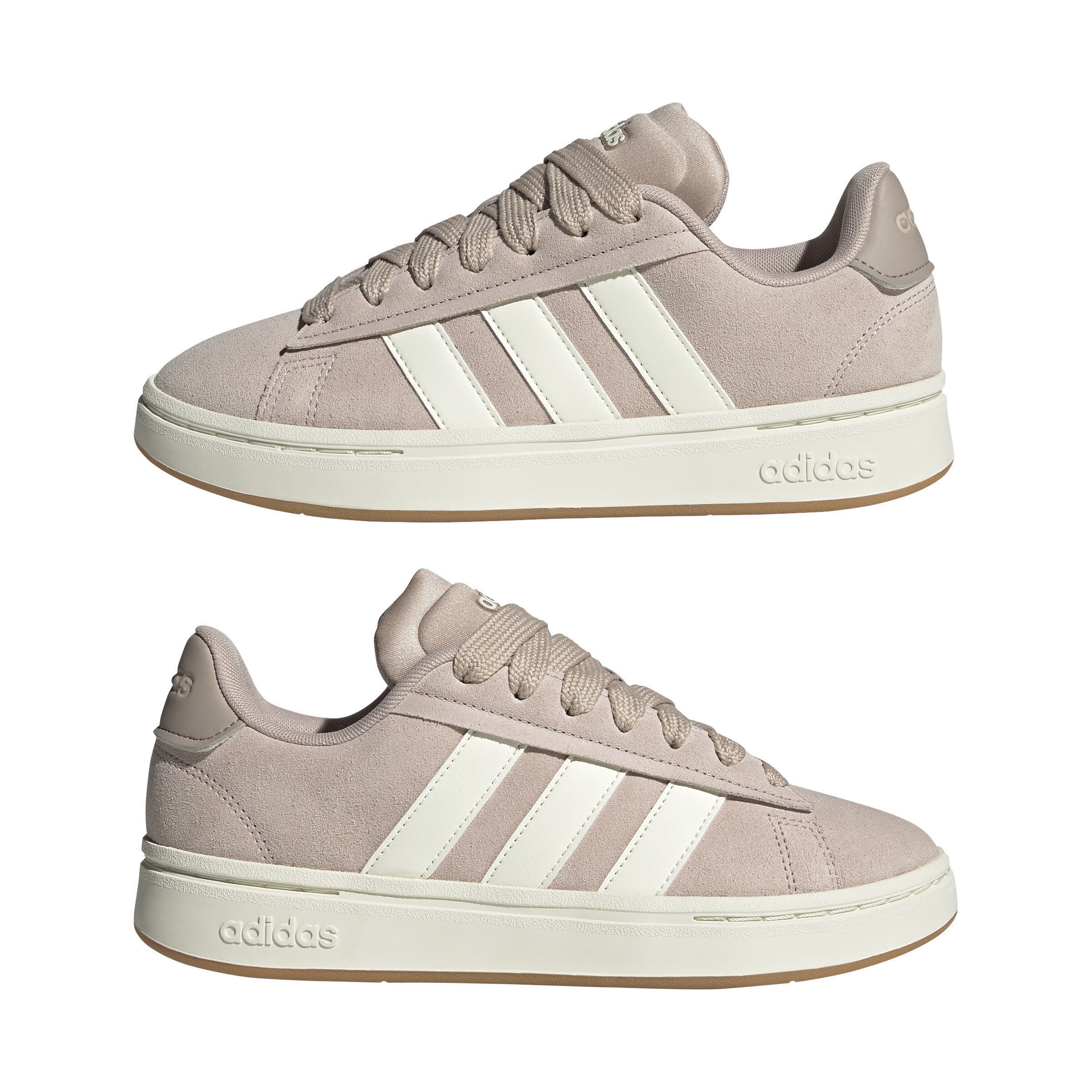 adidas GRAND COURT ALPHA 00s Damen Sneaker Low Freizeitschuhe taupe
