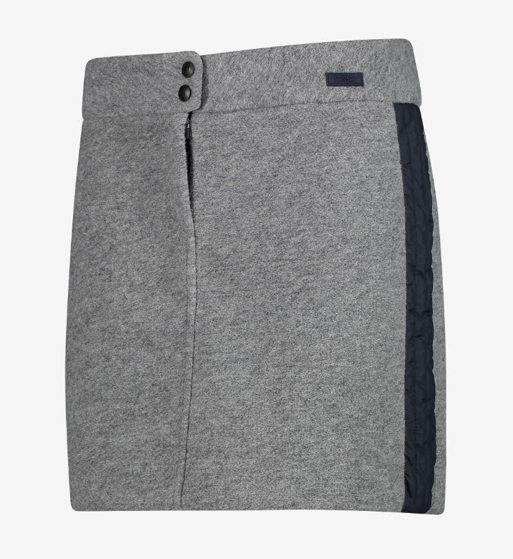 CMP WOMAN SKIRT Damen Rock Wanderrock grau melange