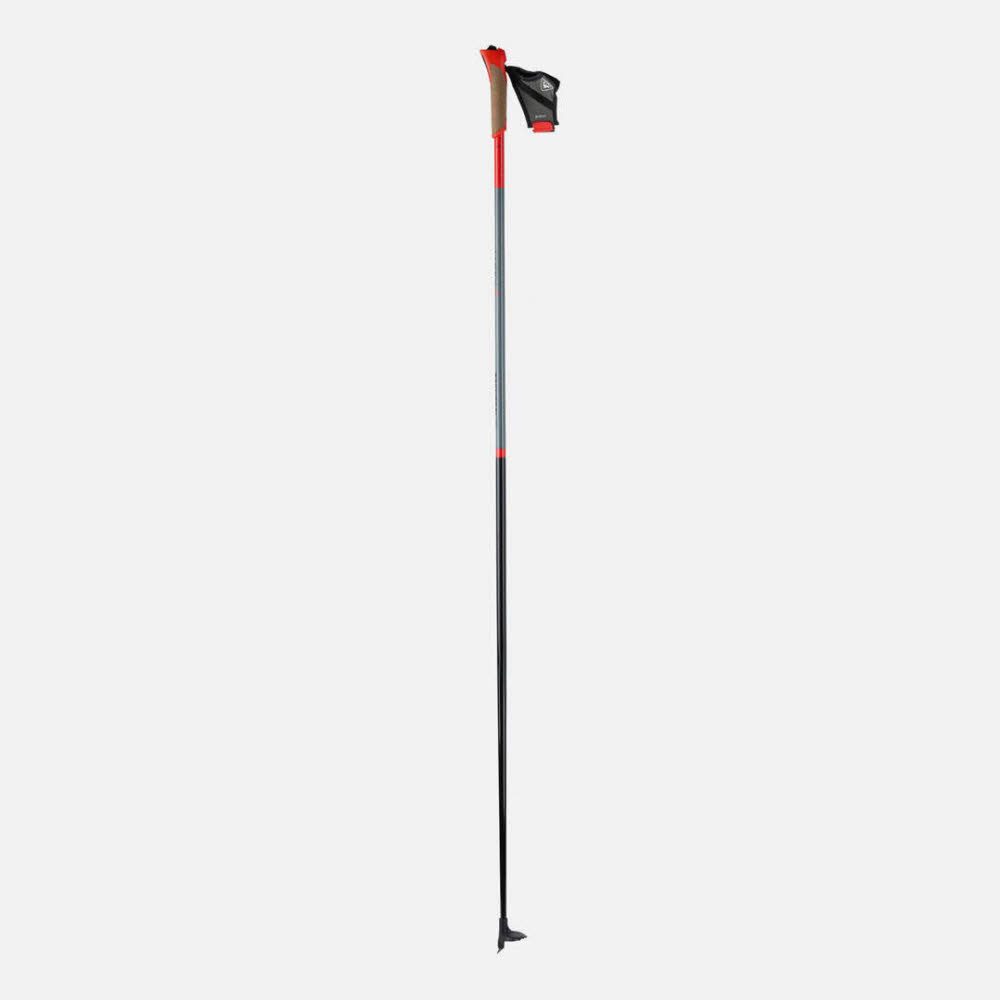 Rossignol Force 5 Unisex Langlaufstöcke schwarz/grau/rot