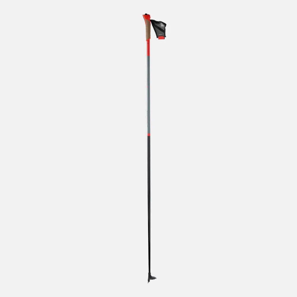 Rossignol Force 5 Unisex Langlaufstöcke schwarz/grau/rot