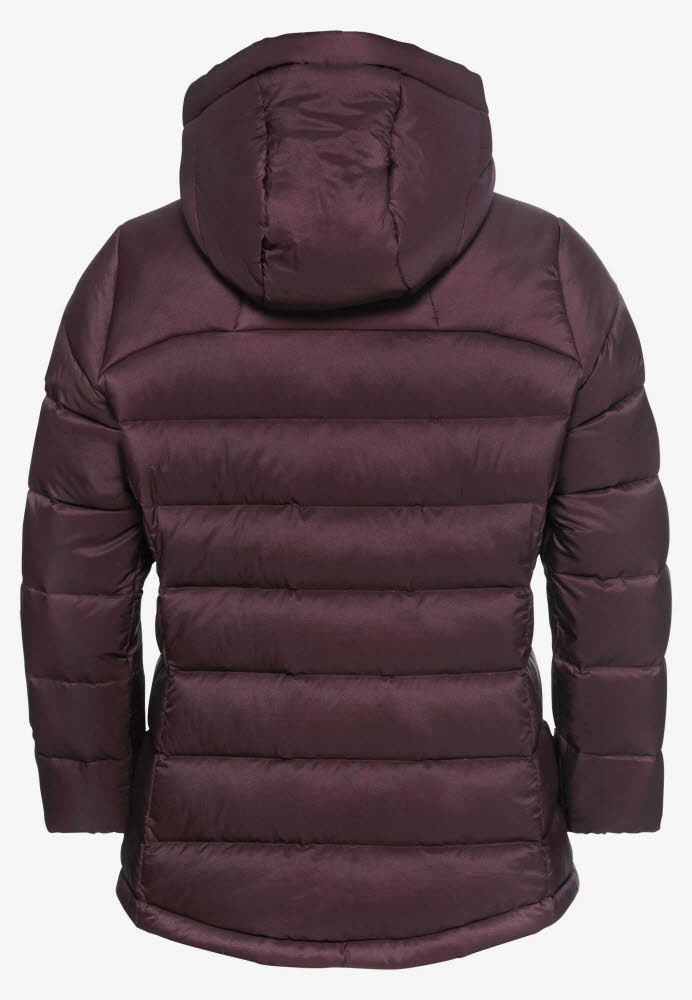 Jack Wolfskin NEBELHORN DOWN HOODY W RDS Damen Daunenjacke rot