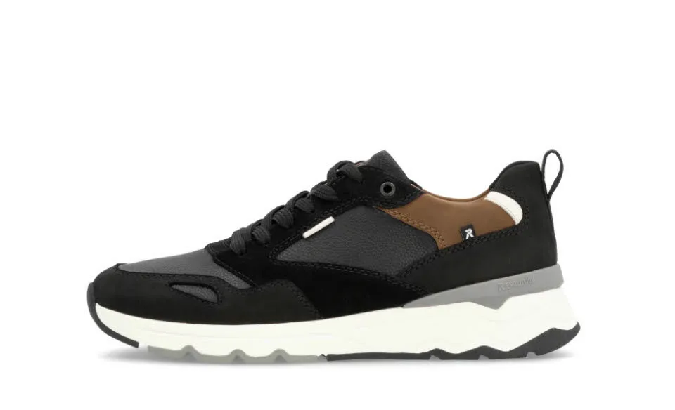 Rieker Herren Sneaker Low Schnürer urbanschwarz