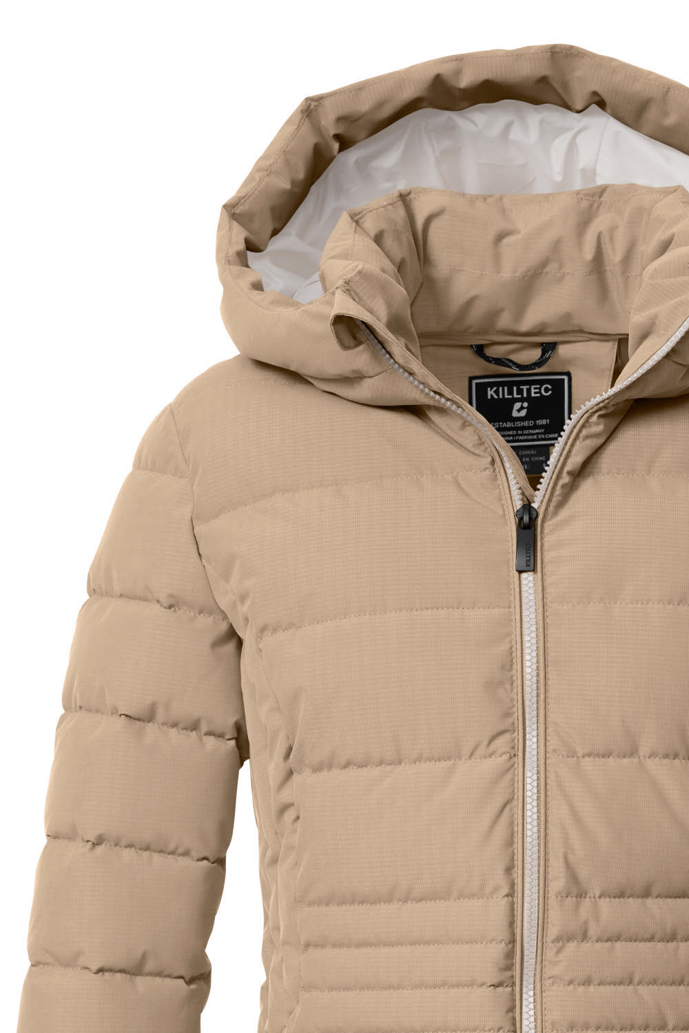 KILLTEC KOW 10 WMN QLTD JCKT Damen Freizeitjacke Damen Steppjacke braun/sand