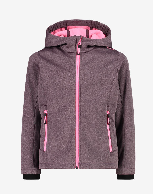 CMP Kinder Jacke Kapuzenjacke Softshelljacke Mädchen lila