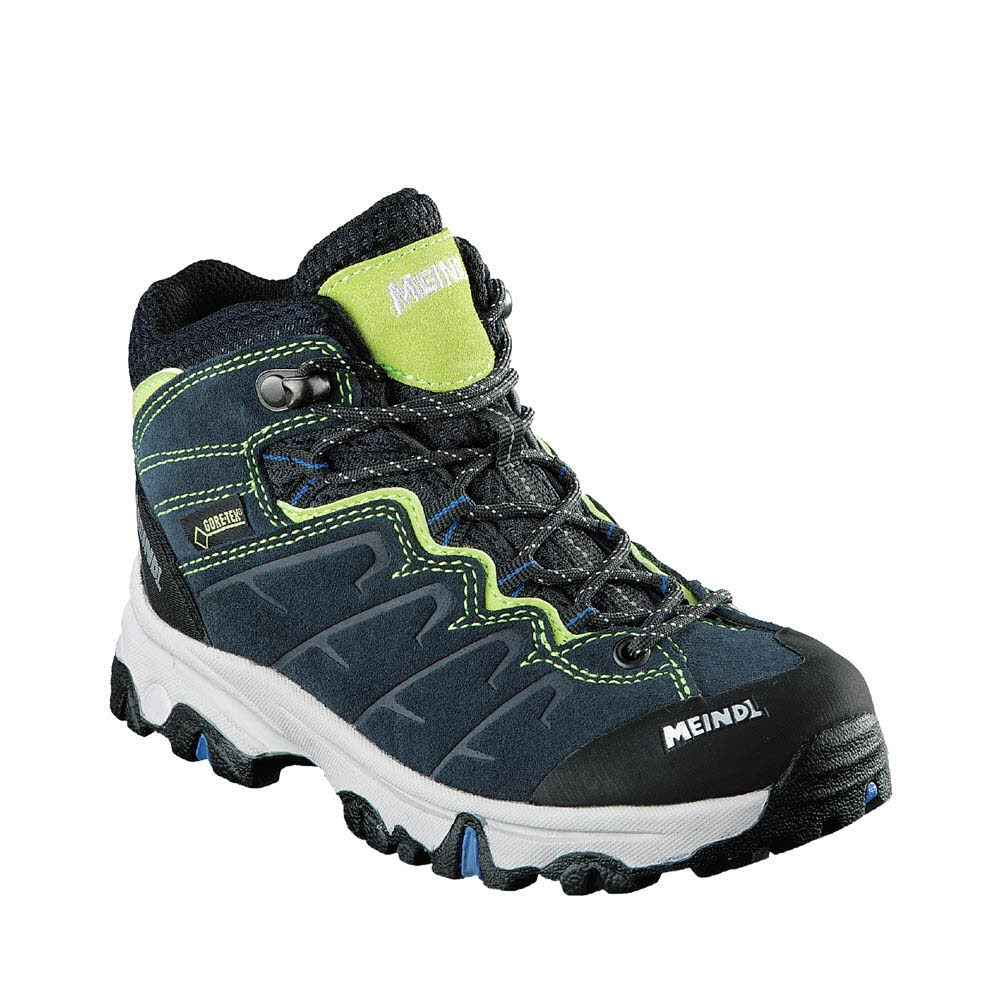 Meindl Minnesota Jr. GTX Kinder Wanderschuhe Outdoorschuhe lemon/grau