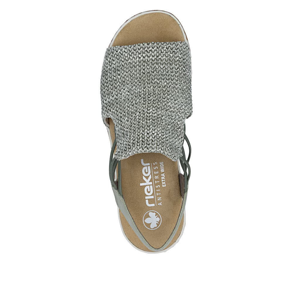 Rieker Keilsandaletten Damen khaki
