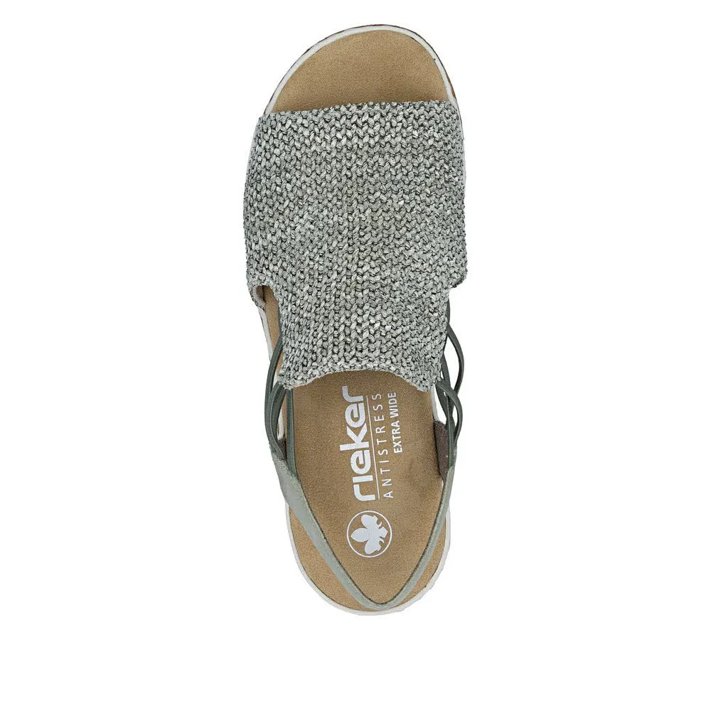 Rieker Keilsandaletten Damen khaki
