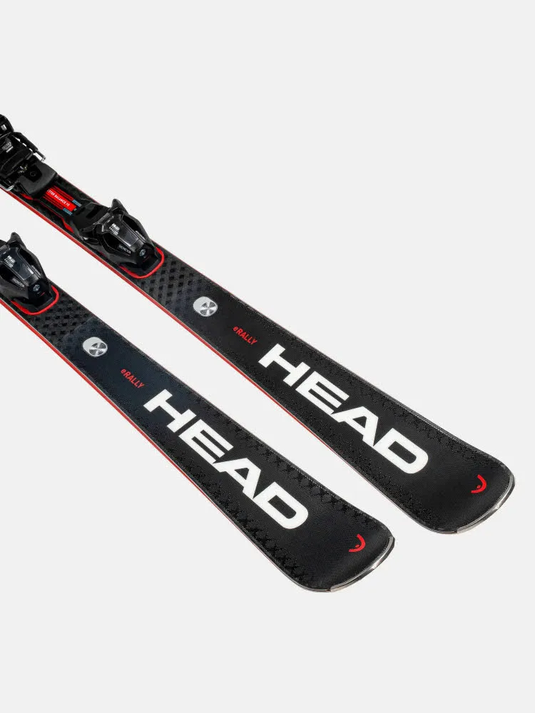 Head Supershape e-Rally + PRD 12 GW Sportcarver Ski Fortgeschrittene 25/26 schwarz
