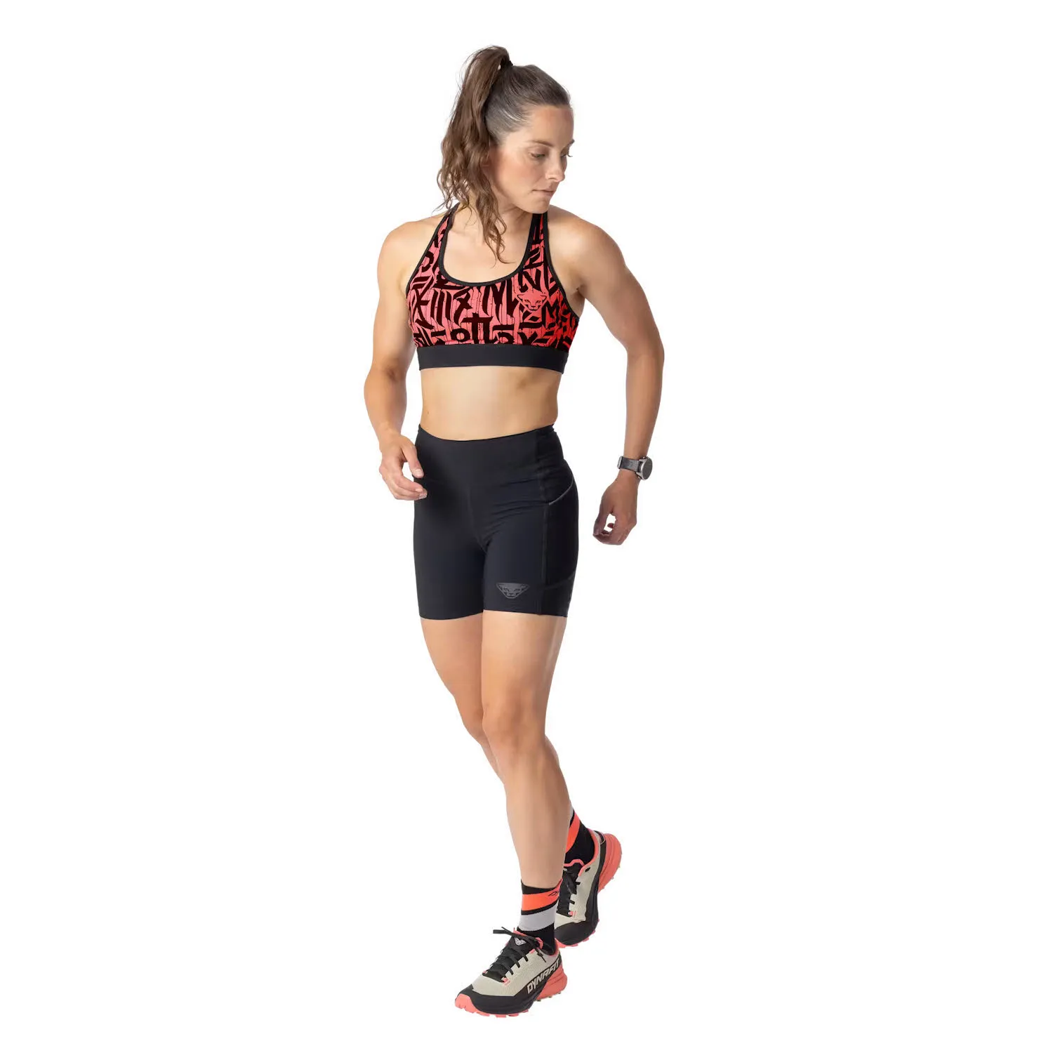 Dynafit ALPINE GRAPHIC BRA W Damen Sport-BH ultra coral