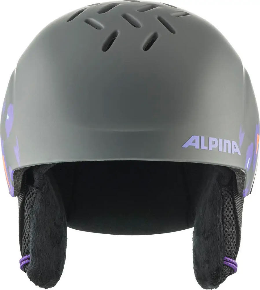Alpina PIZI Kinder Skihelm Snowboardhelm midnight-grey leo matt