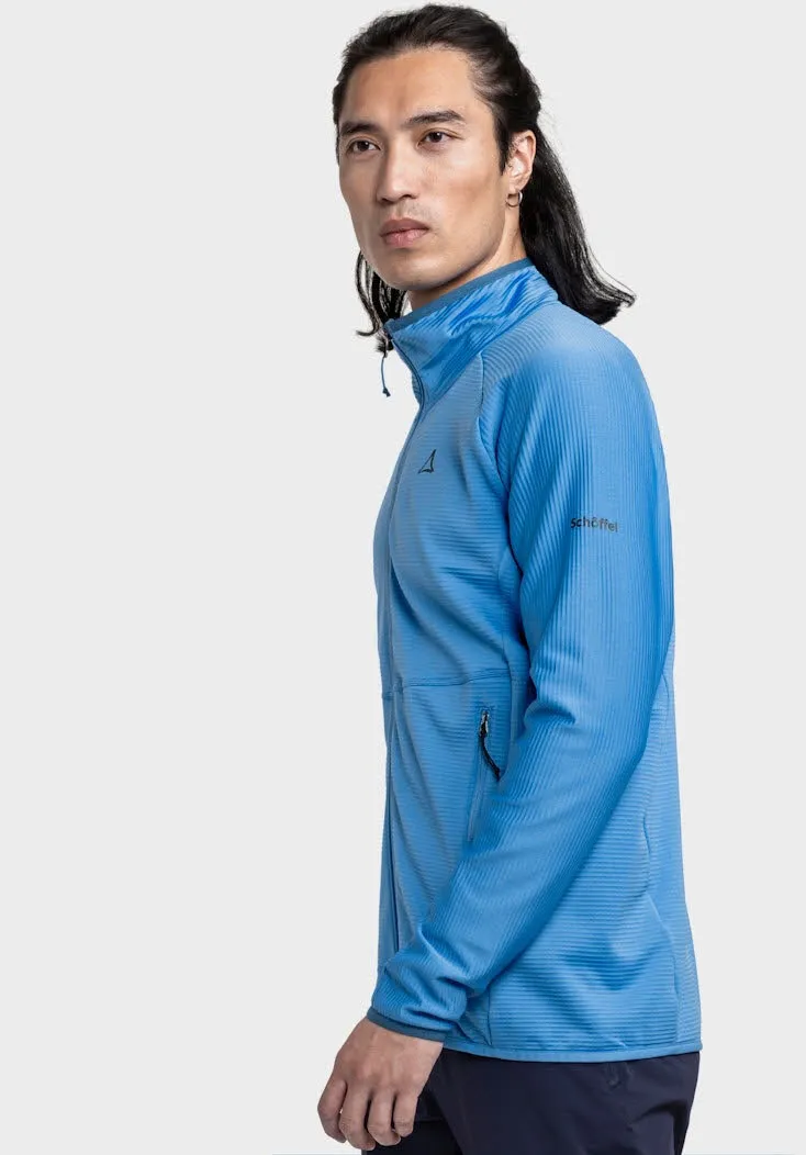 Schöffel Fleece Jk Style Cascata MNS Herren Fleecejacke blau