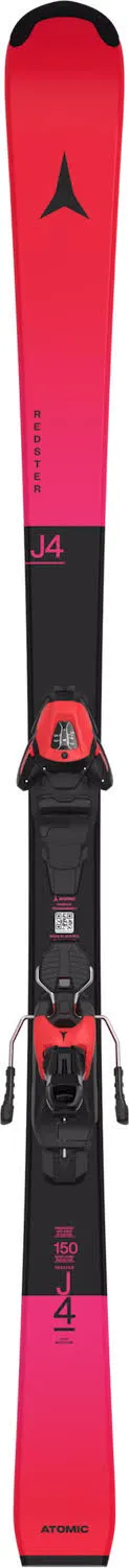 Atomic REDSTER J4 + L 6 GW (110-160cm) Kinderski Fortgeschrittene 26/27 rot/schwarz