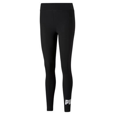 Puma Essentials Logo Leggings Sport Fitness Training Damen schwarz NEU