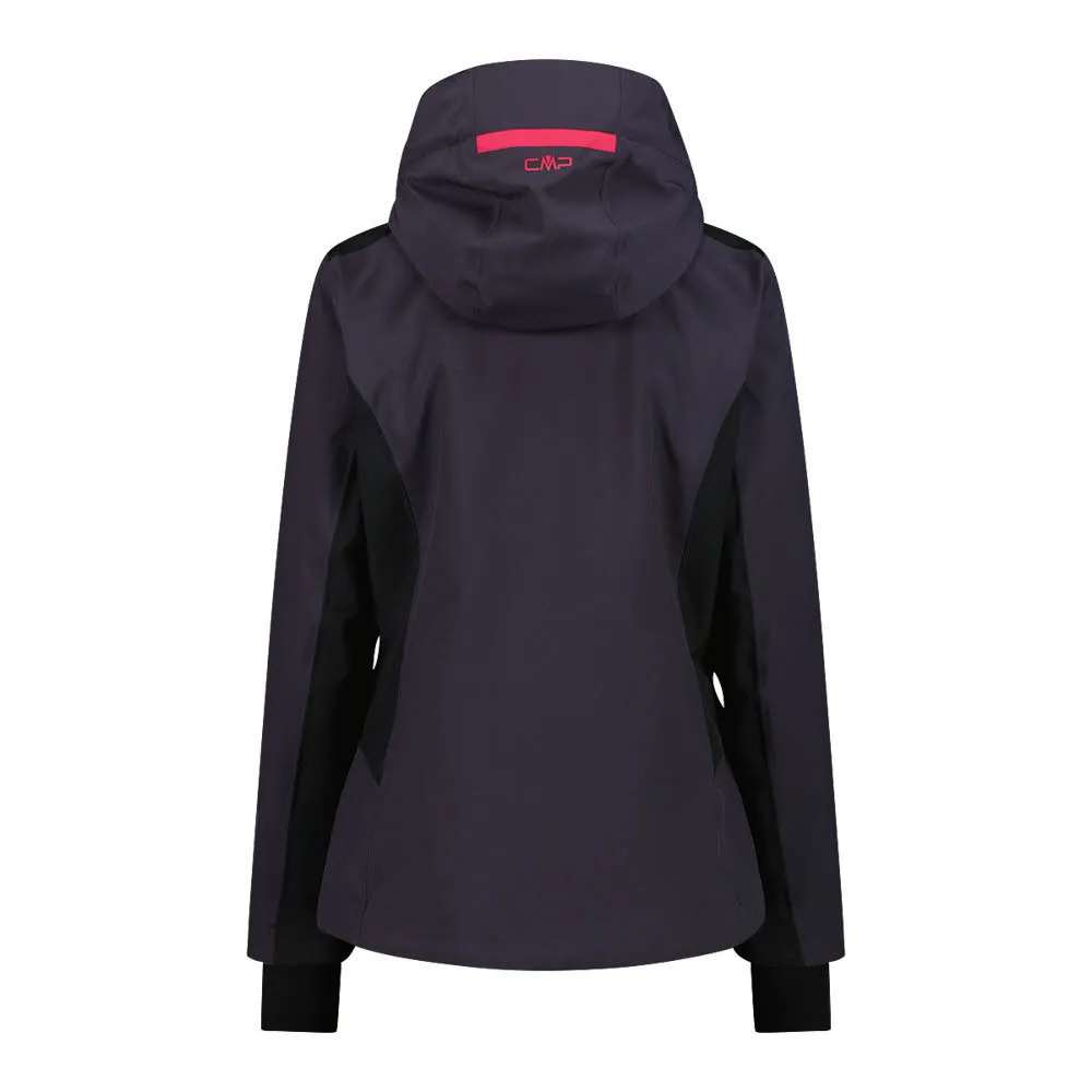 CMP WOMAN JACKET ZIP HOOD Damen Skijacke Winterjacke grau