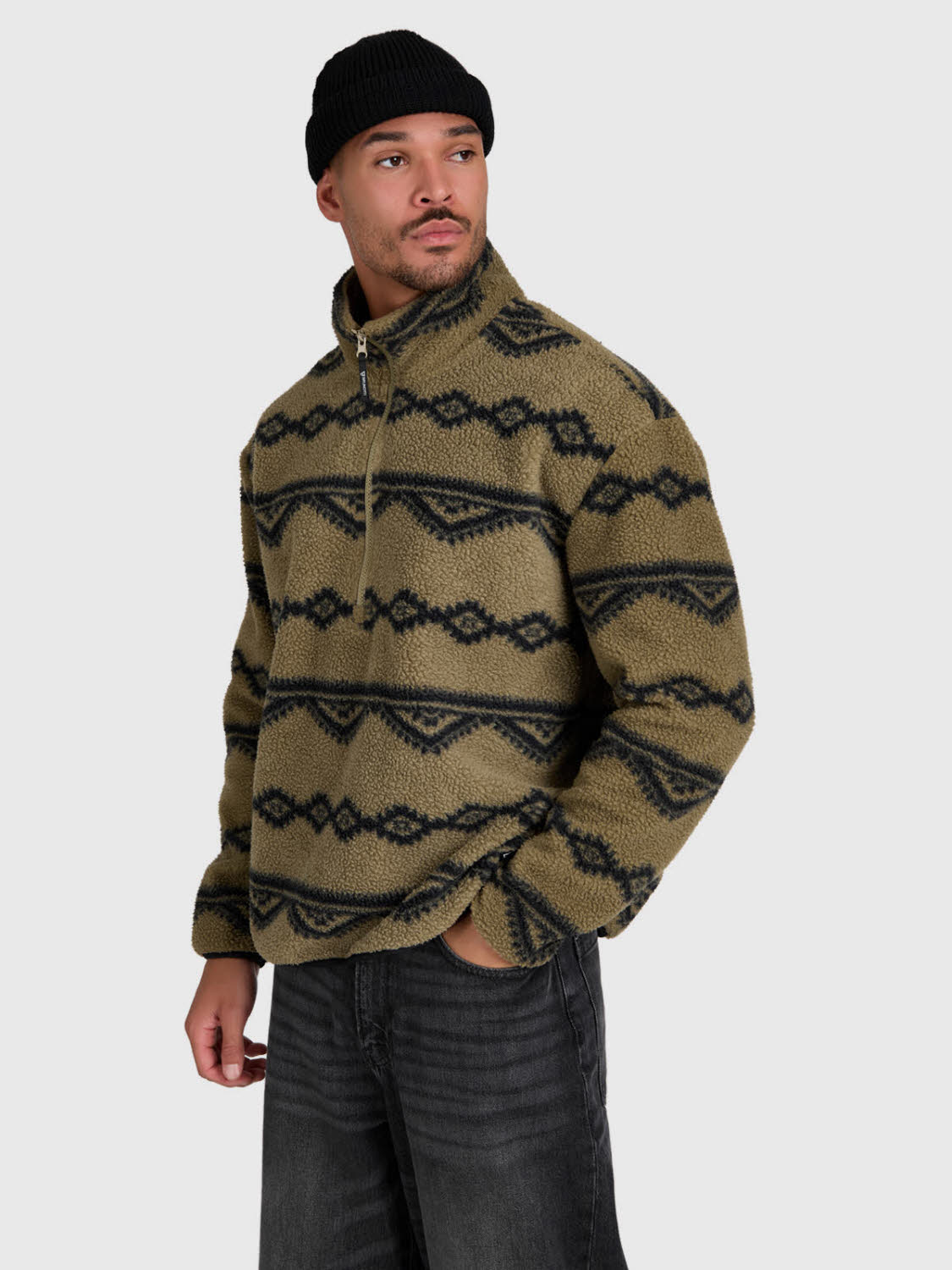 BRUNOTTI HE Kennet Urban Fleece Herren Fleecepulli grün