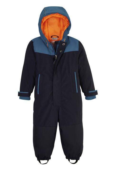 Killtec FIOW 11 Jungen Schneeanzug Funktionsoverall mit Kapuze blau