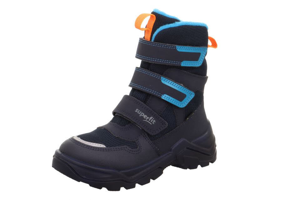 Superfit SNOW MAX Kinder Winterstiefel Snowboots schwarz/türkis