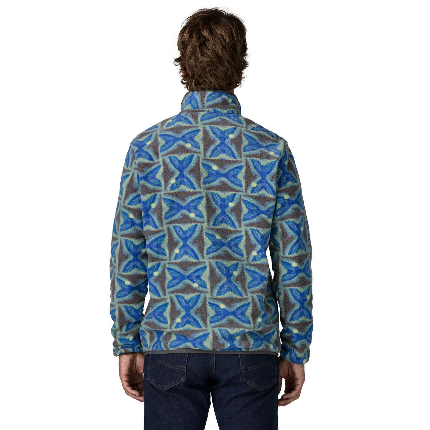 Patagonia Lightweight Synch Snap-T P/O Herren Fleecepullover blau/grau