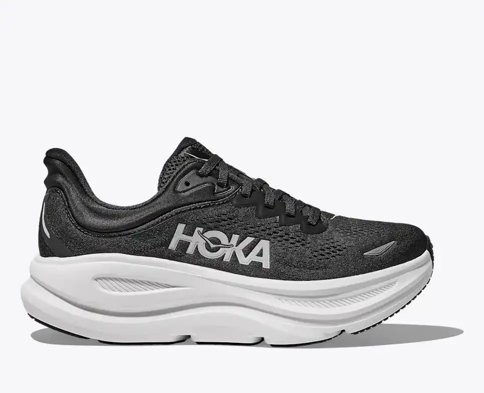 Hoka Bondi 9 Straßenlaufschuh Herren schwarz/weiß