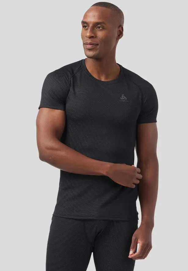 Odlo Active F-Dry Light Herren T-Shirt Sportshirt Funktionsshirt schwarz