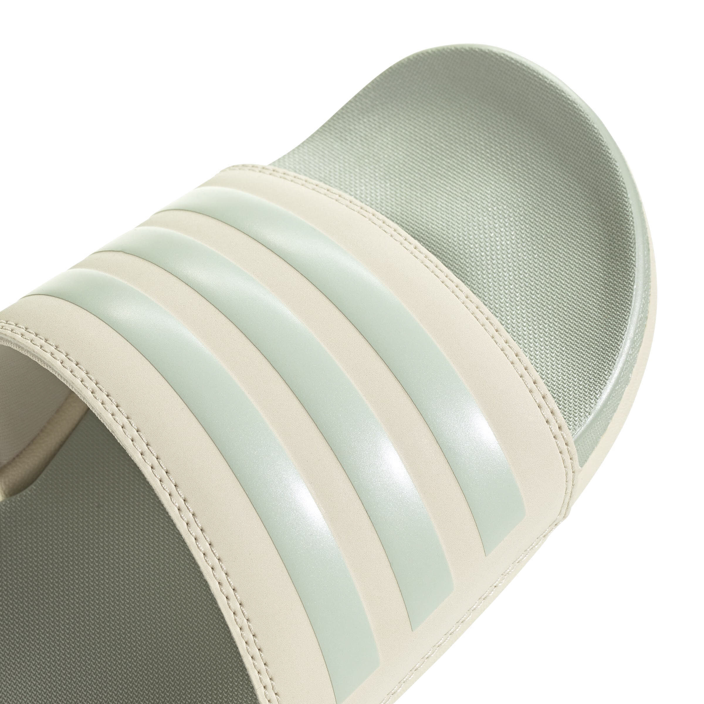 adidas Adilette Comfort Badeschuhe Damen hellgrün beige