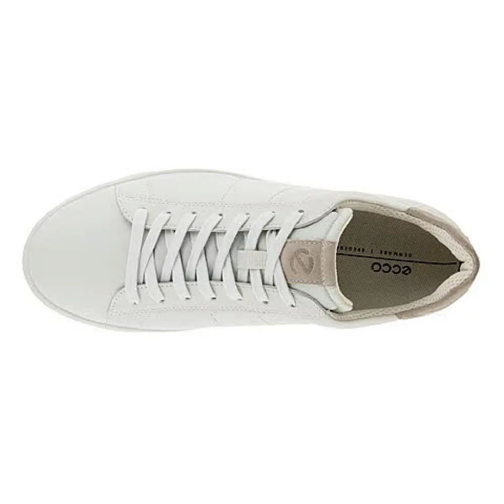ECCO Street Lite Herren Sneaker Freizeitschuhe modisch weiß