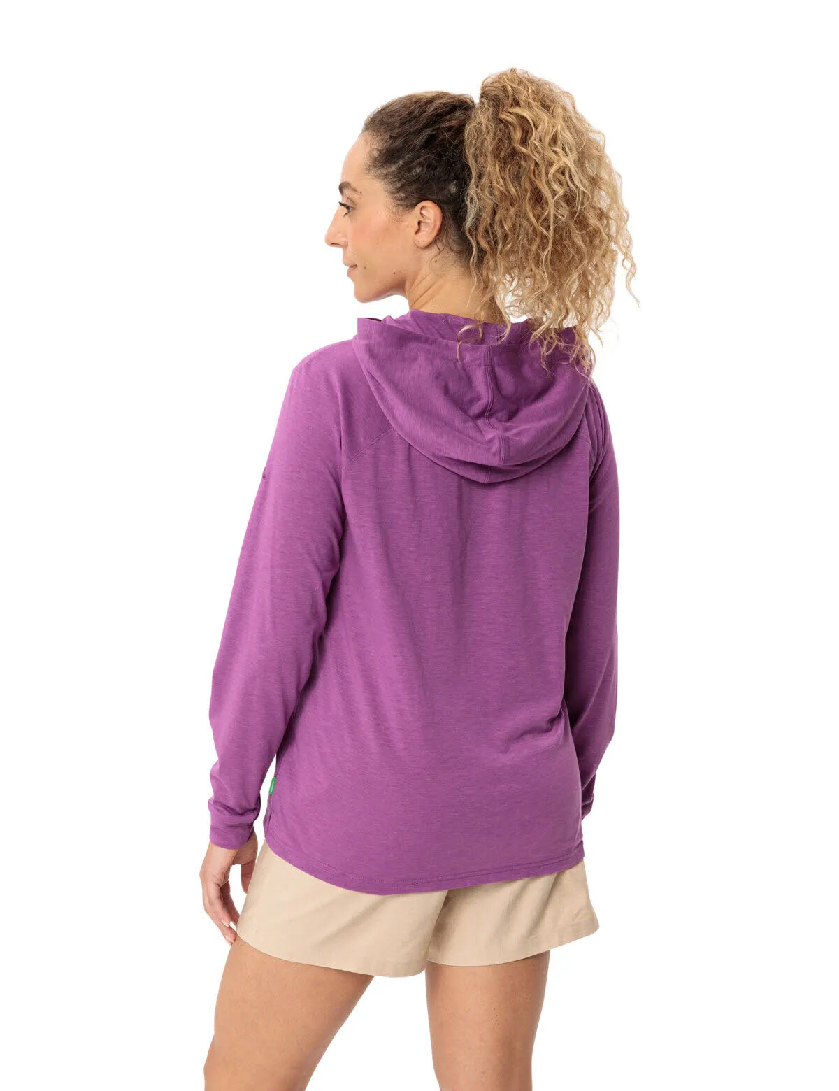 Vaude Women's Mineo LS Hoody Kapuzenpullover Damen lila
