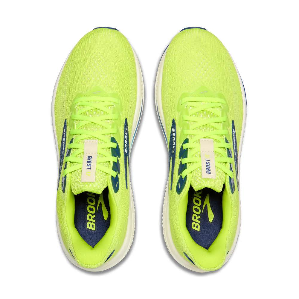 Brooks Ghost 17 Herren Laufschuhe Joggingschuhe acid lime/navy/white