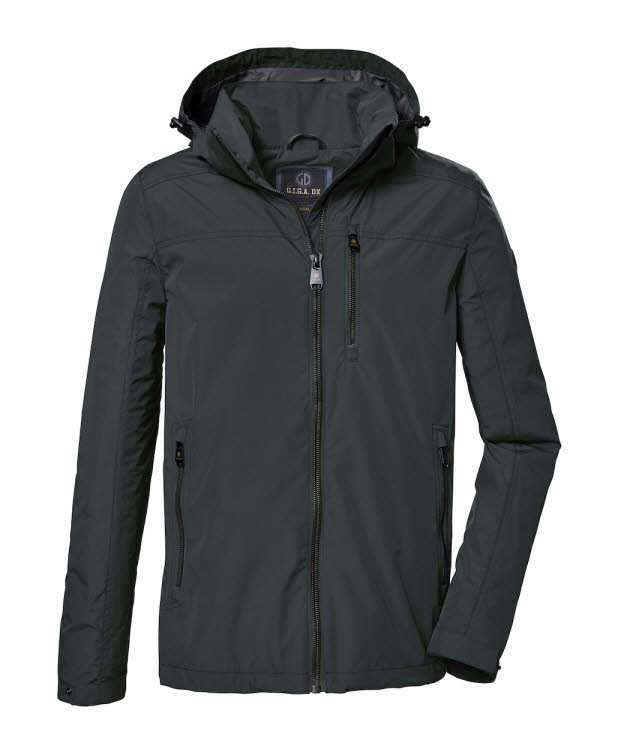 Killtec GS 13 MN JCKT Regenjacke Kapuzenjacke Herren dunkelblaugrün
